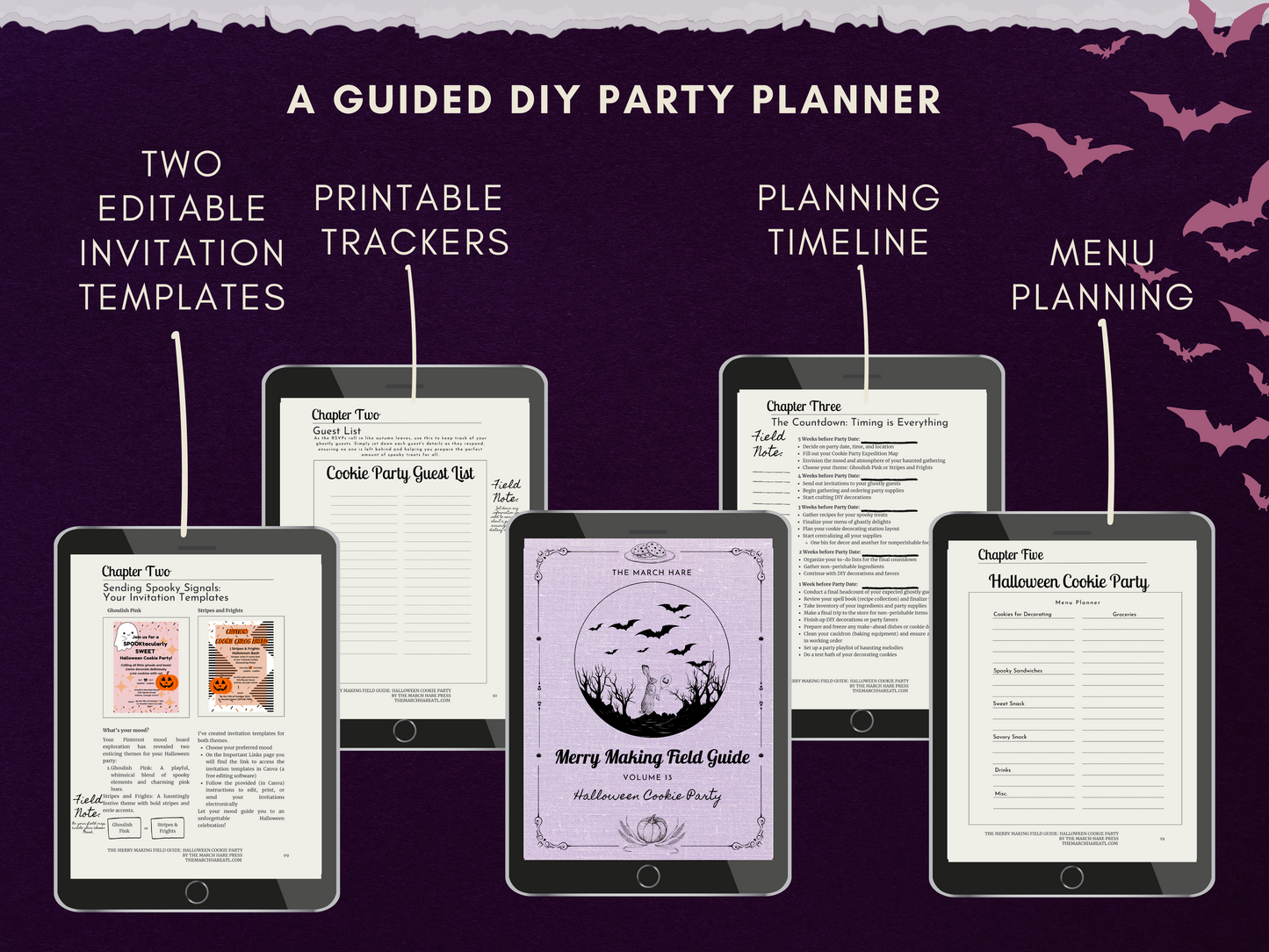 The 27 components: editable invitation templates, printable trackers, planning timeline, and menu planning. Perfect for those looking for halloween party planner tools or how to plan a halloween party with ease. A comprehensive DIY party guide.